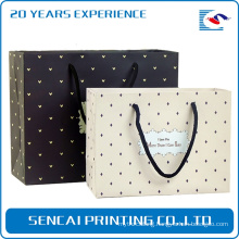 2017 Luxury Custom Made Paper Shopping Bag,OEM Shopping Paper Bag,Cheap Gift Paper Bag with ribbon handle